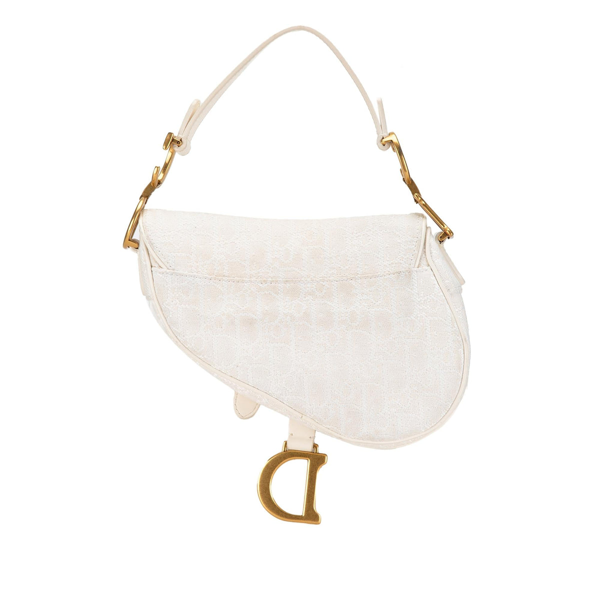 Dior Mini Oblique Canvas Saddle Bag Rovelle Bags