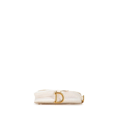 Dior Mini Oblique Canvas Saddle Bag Rovelle Bags