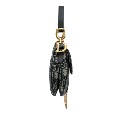 Dior Mini Oblique Saddle Rovelle Bags
