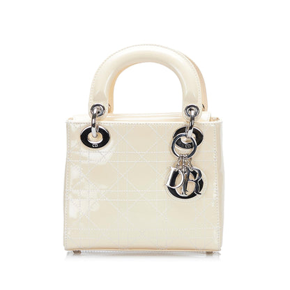 Dior Lady Dior Leather Mini Handbag Rovelle Bags