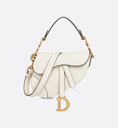 DIOR CALFSKIN LEATHER MINI SADDLE BAG WITH A STRAP Rovelle Bags