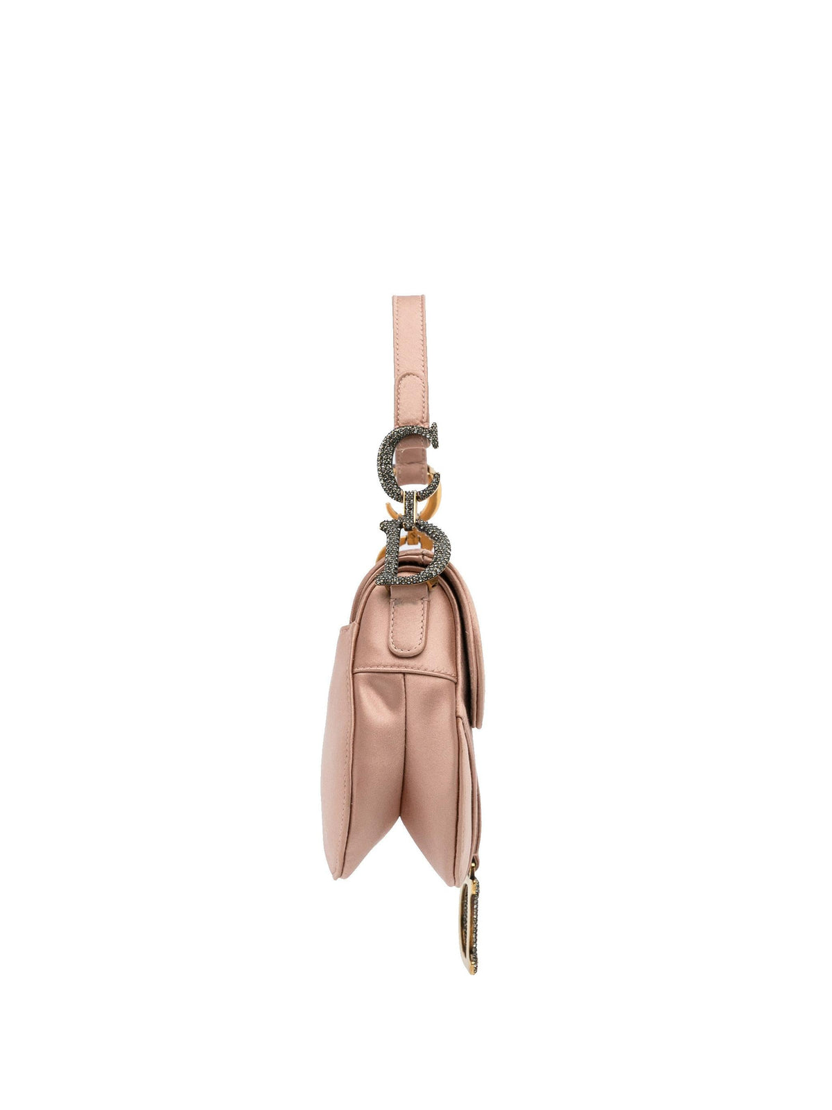 Dior Mini Satin Crystal Embellished Saddle Bag Rovelle Bags