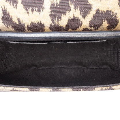 Dior Mizza Medium Embroidered Canvas Leopard Bobby Crossbody Rovelle Bags