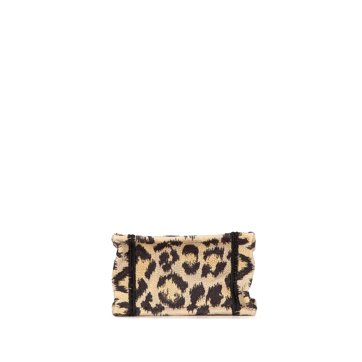 Dior Mizza Mini Embroidered Canvas Leopard Vertical Book Tote Rovelle Bags