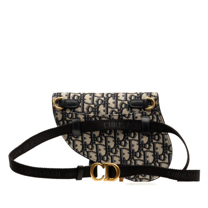 Dior Oblique Canvas Saddle Belt Bag (SHG-ZaE7b5) Rovelle Bags