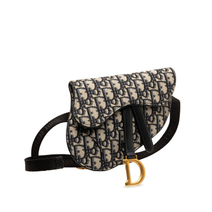 Dior Oblique Canvas Saddle Belt Bag (SHG-ZaE7b5) Rovelle Bags
