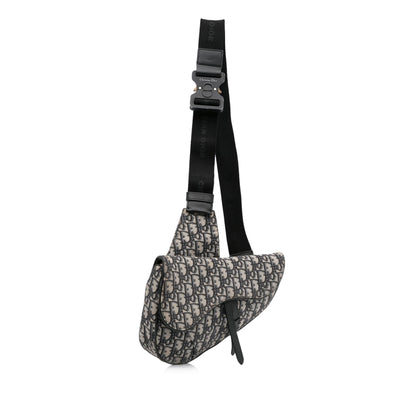 Dior Oblique Canvas Saddle Crossbody Rovelle Bags