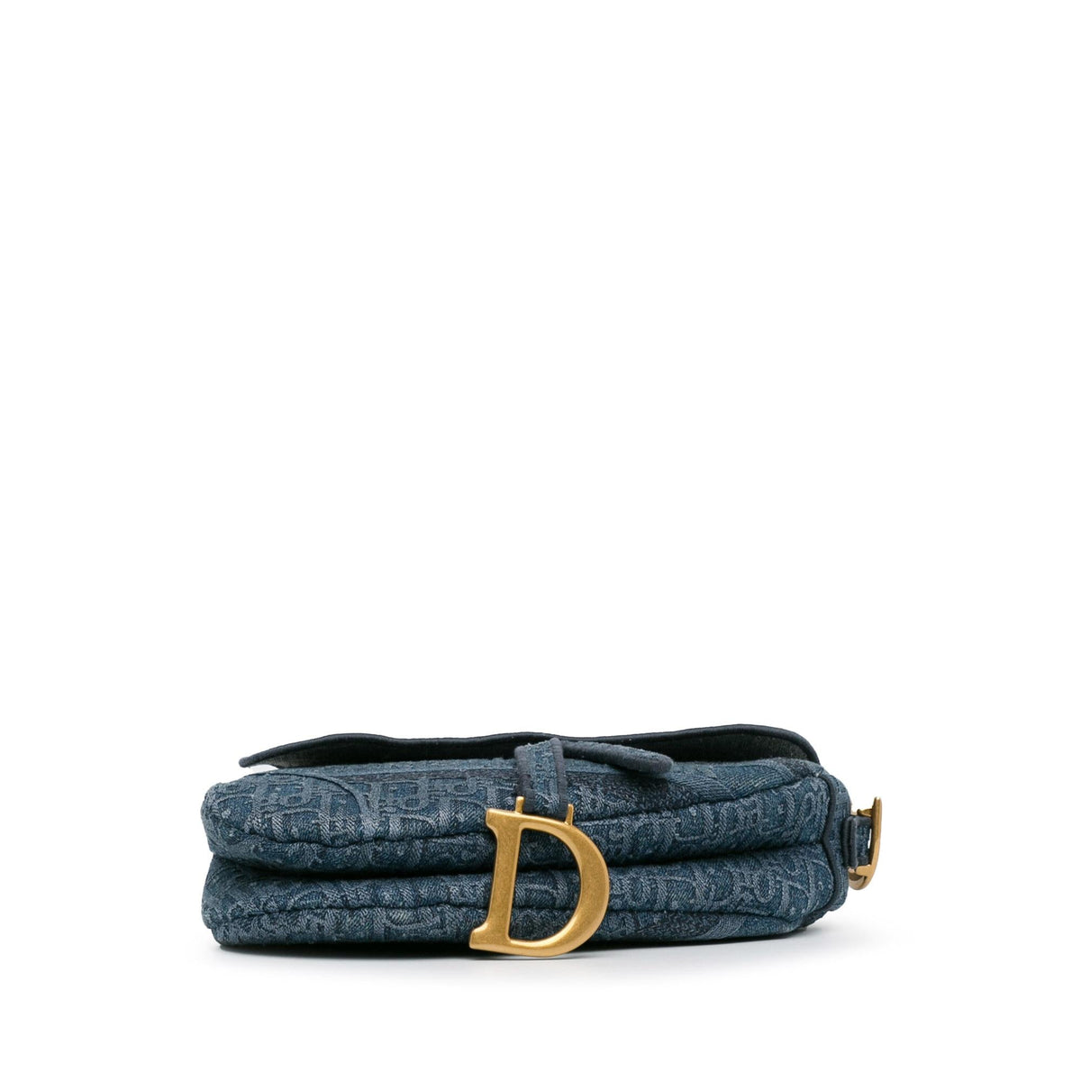 Dior Oblique Denim Saddle Bag (SHG-2rS5TK) Rovelle Bags