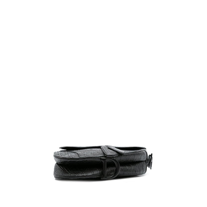 Dior Oblique Embossed Calfskin Saddle Bag Rovelle Bags