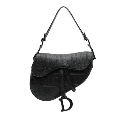 Dior Oblique Embossed Calfskin Saddle Bag Rovelle Bags