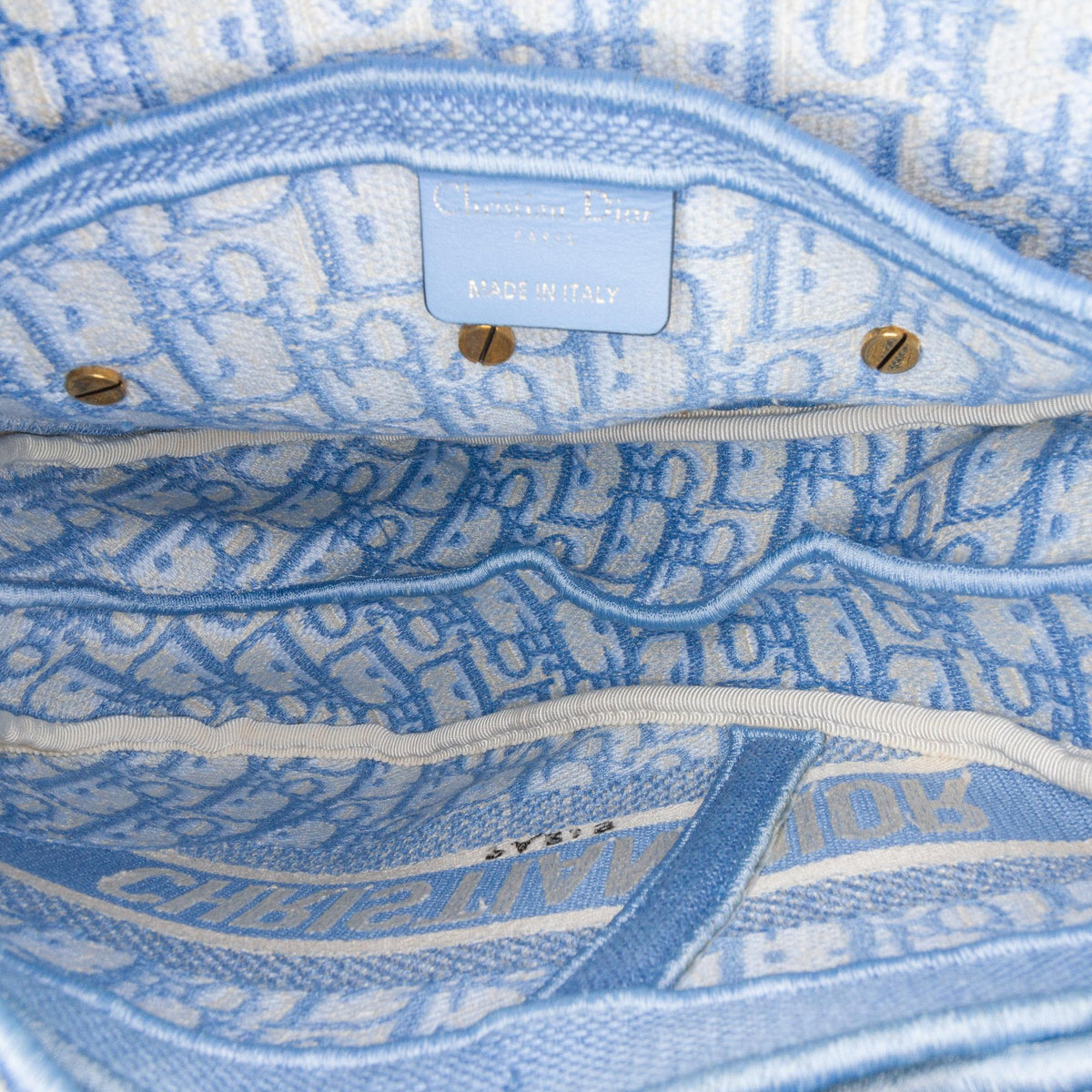 Dior Oblique Embroidered Canvas Saddle Bag Rovelle Bags