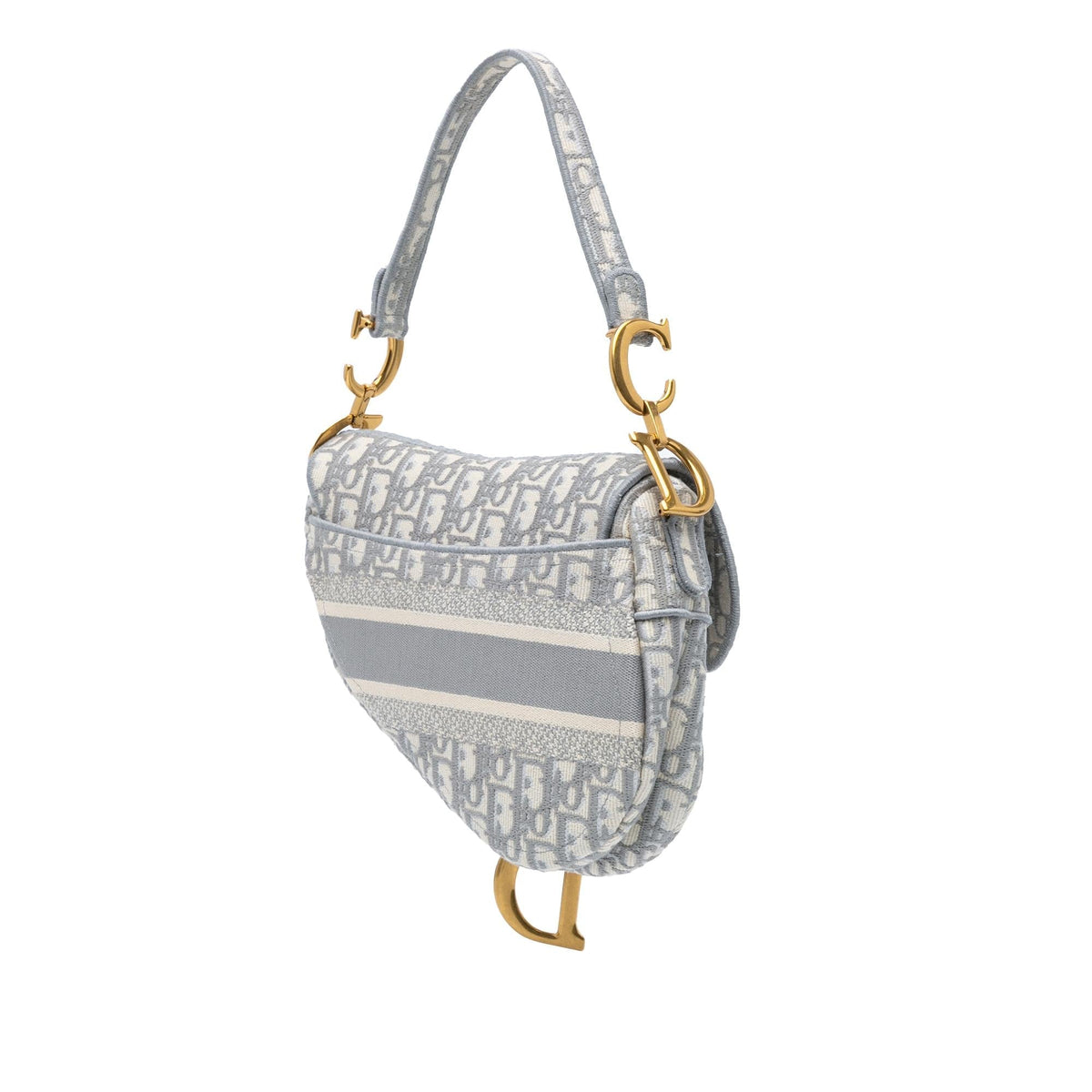 Dior Oblique Embroidered Canvas Saddle Bag Rovelle Bags