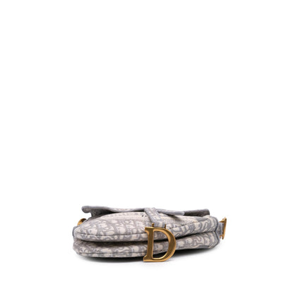 Dior Oblique Embroidered Canvas Saddle Bag Rovelle Bags