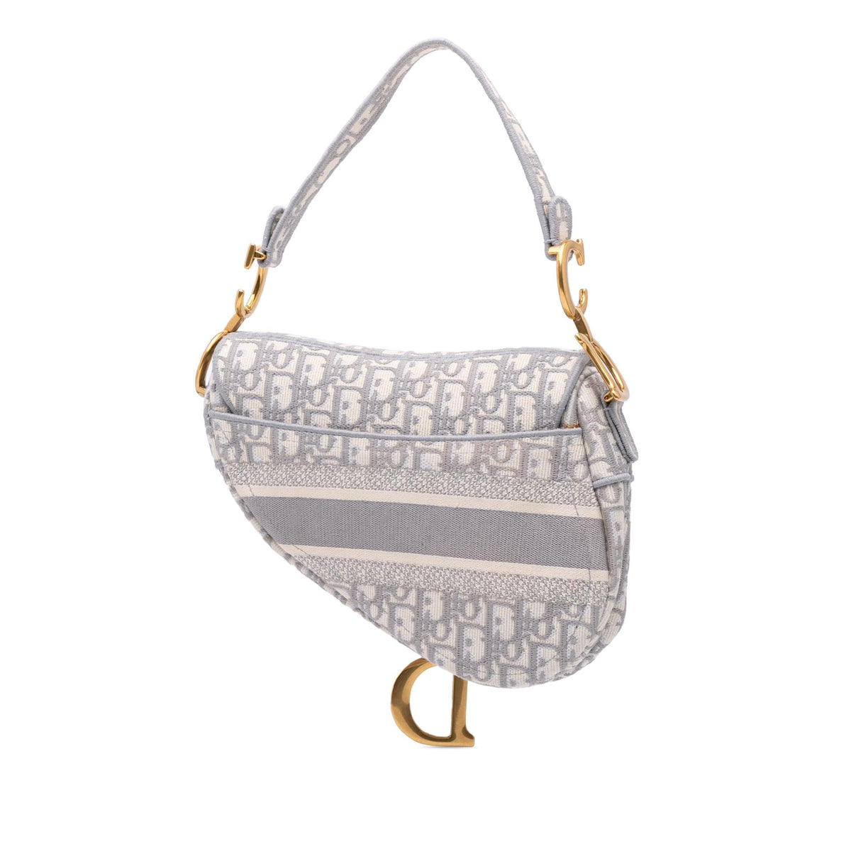 Dior Oblique Embroidered Canvas Saddle Bag Rovelle Bags