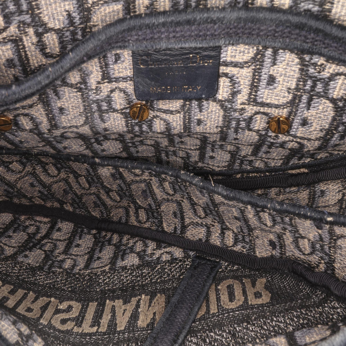 Dior Oblique Embroidered Canvas Saddle Bag Rovelle Bags