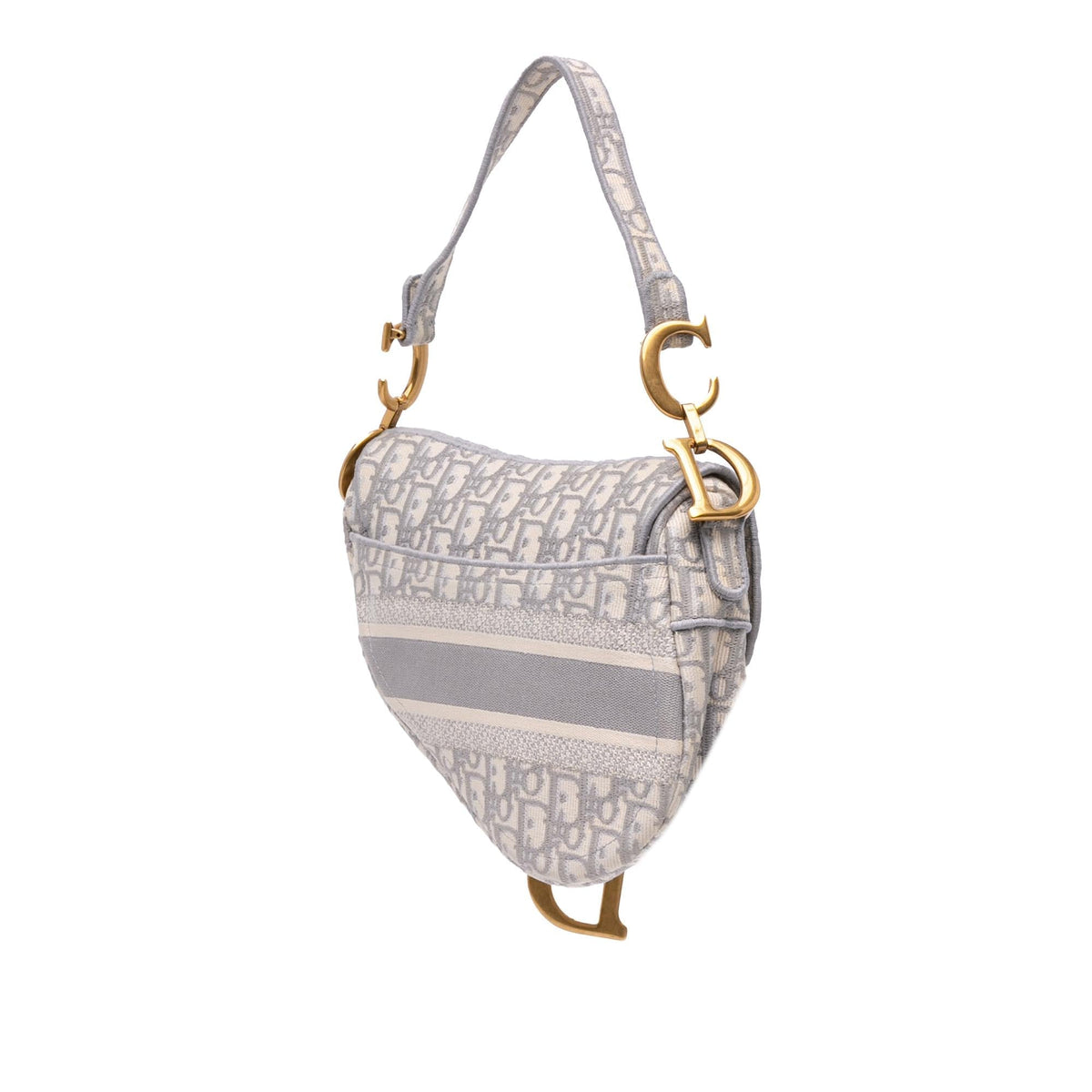 Dior Oblique Embroidered Canvas Saddle Bag Rovelle Bags