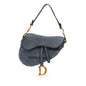 Dior Oblique Embroidered Denim Saddle Bag Rovelle Bags