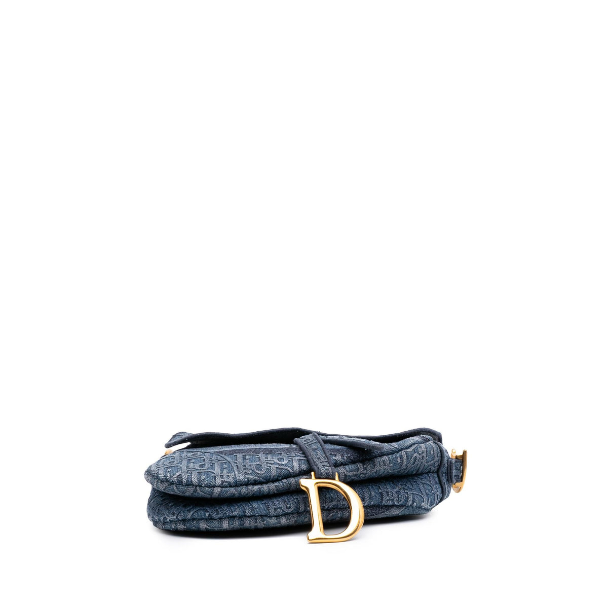 Dior Oblique Embroidered Denim Saddle Bag Rovelle Bags