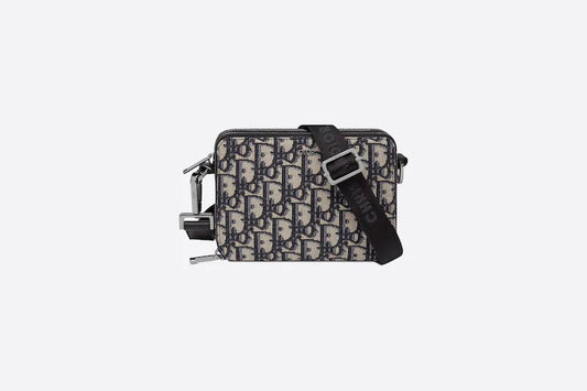 CHRISTIAN DIOR POUCH DIOR OBLIQUE JACQUARD WITH STRAP Rovelle Bags
