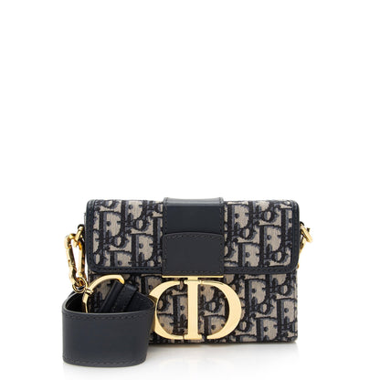 Dior Oblique Montaigne 30 Box Shoulder Bag (SHF-22436) Rovelle Bags