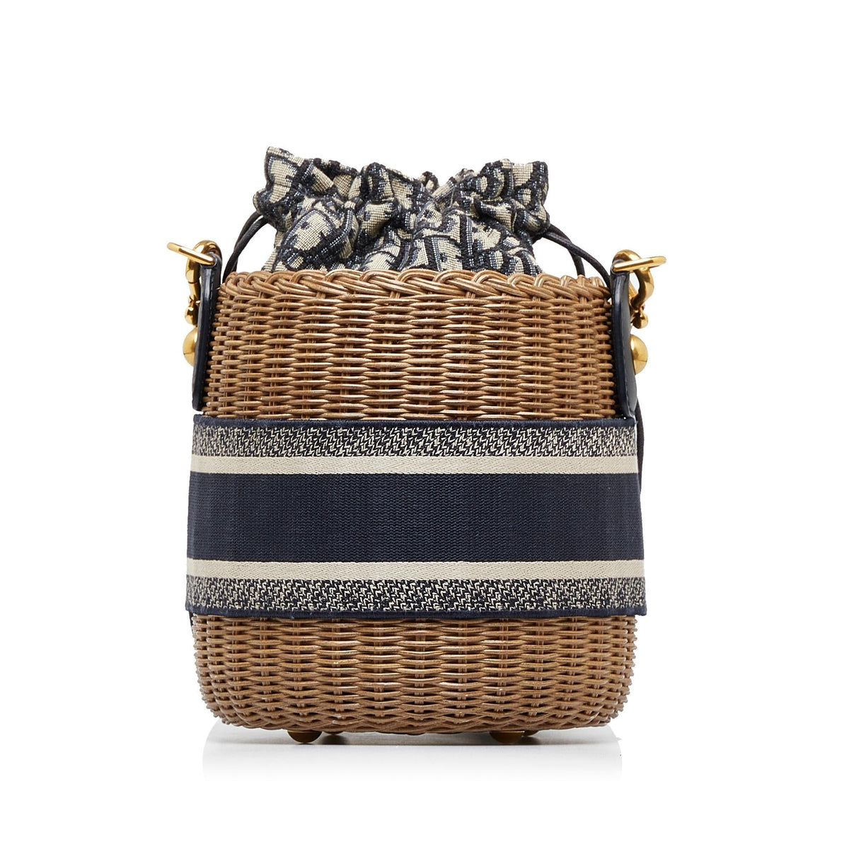 Dior Oblique Wicker Bucket Bag (SHG-RvqXSj) Rovelle Bags