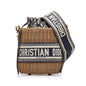 Dior Oblique Wicker Bucket Bag (SHG-RvqXSj) Rovelle Bags