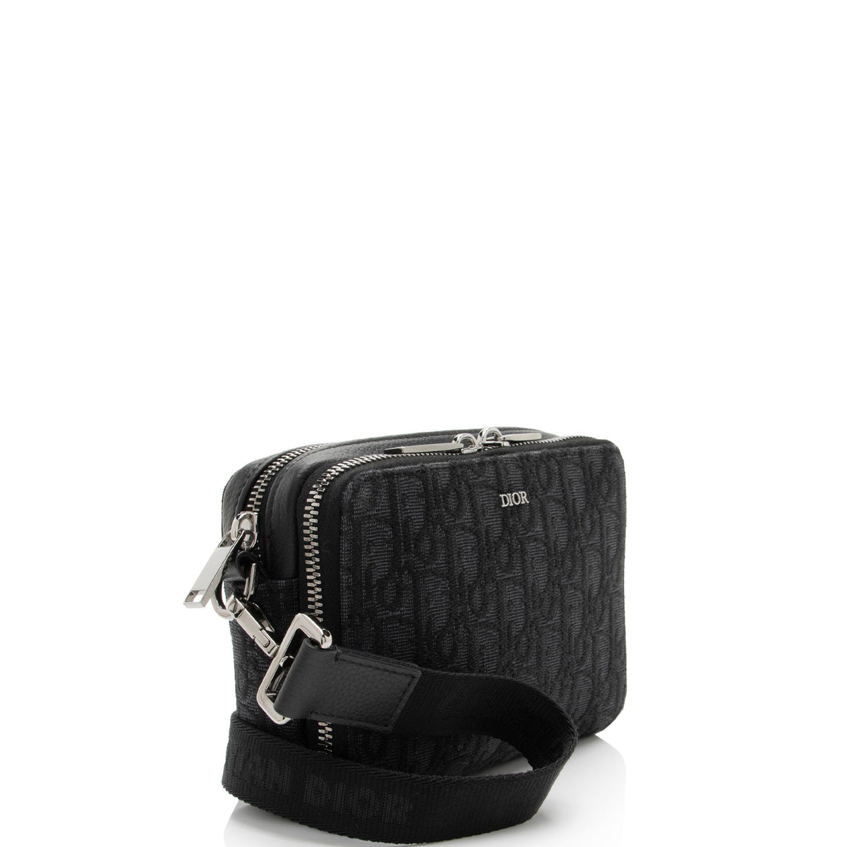 Dior Oblique Double Zipped Pouch Crossbody Rovelle Bags