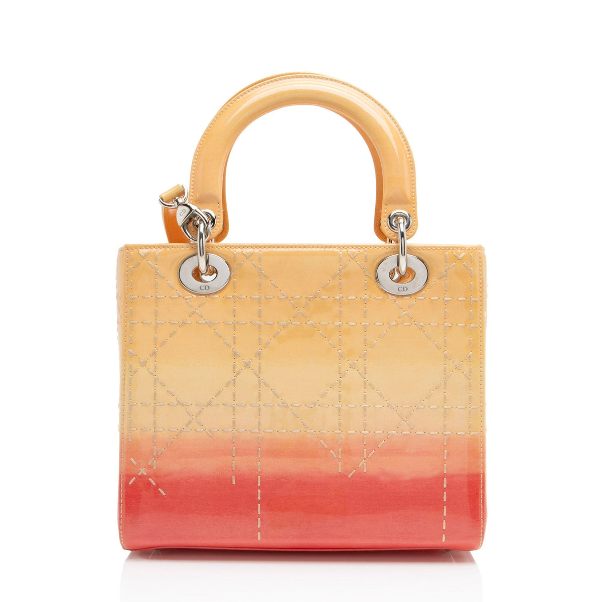 Dior Patent Leather Ombre Dior Medium Tote Rovelle Bags