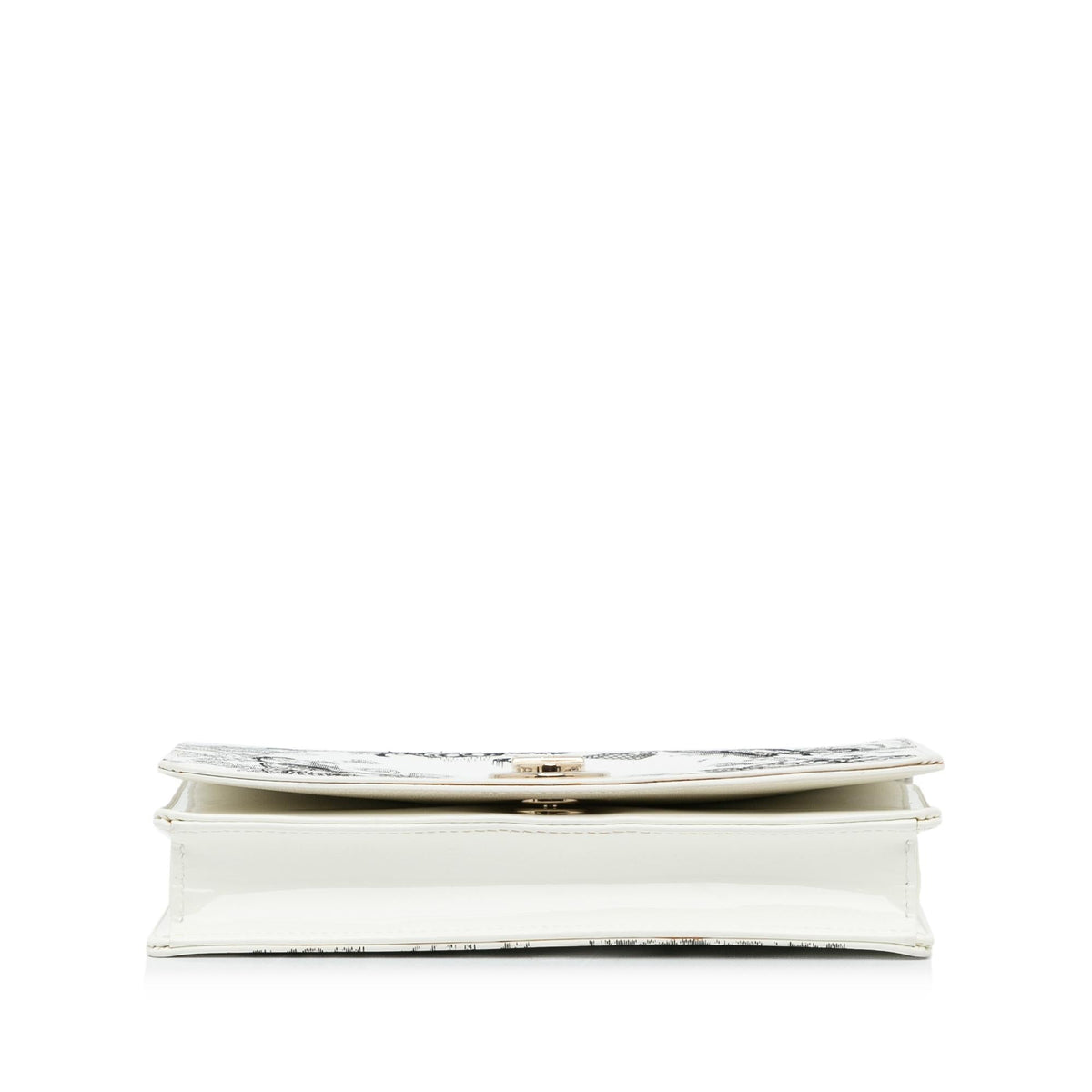 Dior Patent Diorama Toile de Jouy Clutch (SHG-RGybns) Rovelle Bags