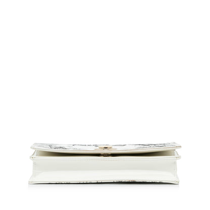 Dior Patent Diorama Toile de Jouy Clutch (SHG-RGybns) Rovelle Bags