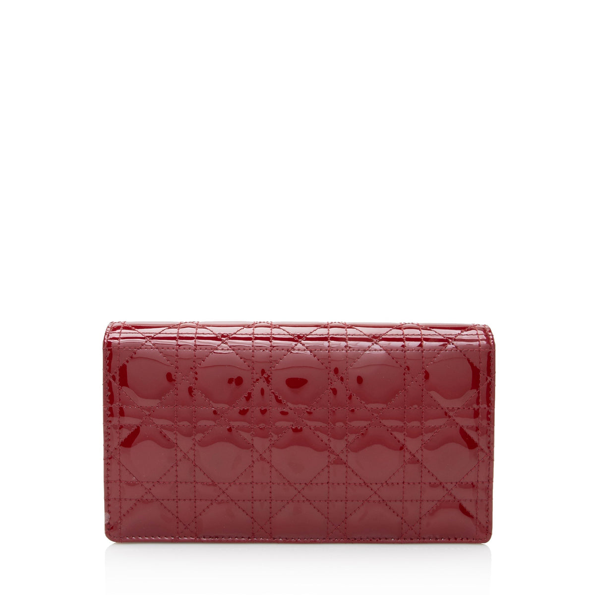 Dior Patent Leather Cannage Dior Chain Pouch (SHF-22842) Rovelle Bags