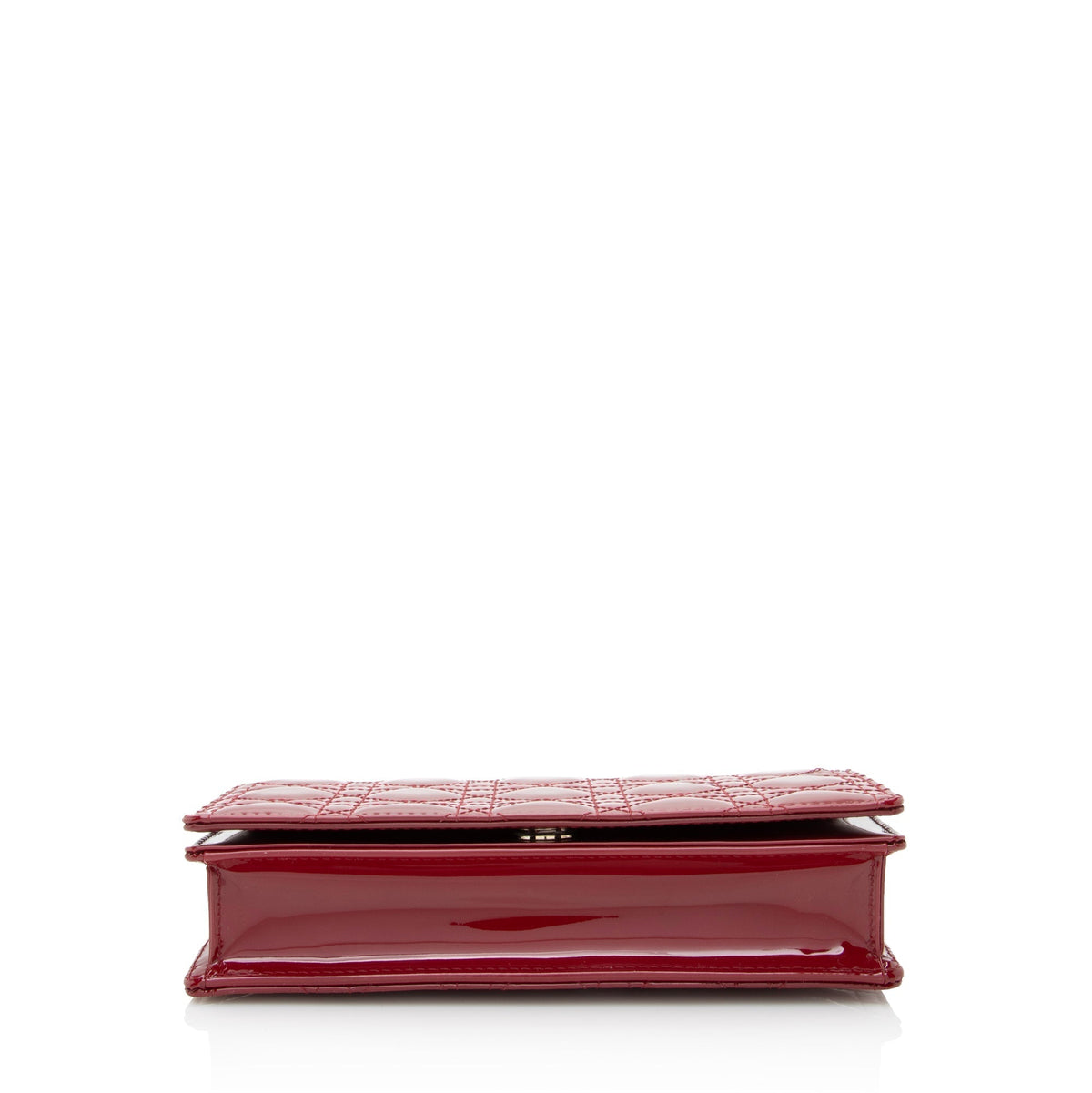 Dior Patent Leather Cannage Dior Chain Pouch (SHF-22842) Rovelle Bags