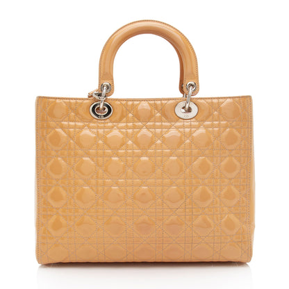 Dior Lady Dior Leather Mini Tote Bag Rovelle Bags