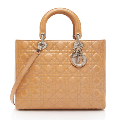 Dior Lady Dior Leather Mini Tote Bag Rovelle Bags