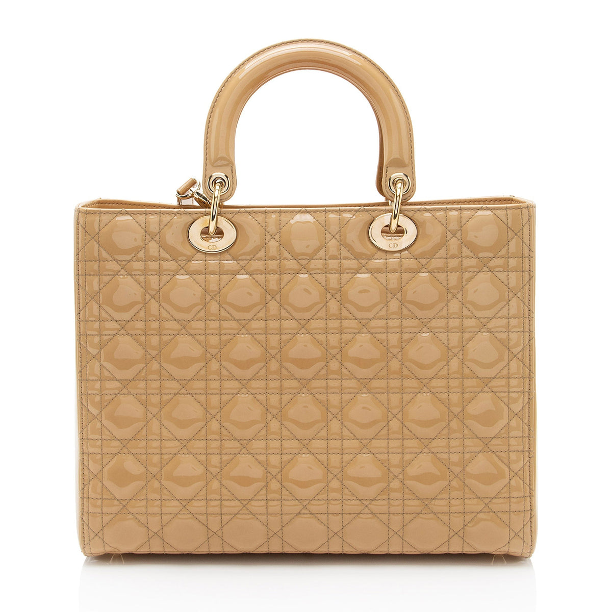 Dior Patent Leather Dior Large Tote (SHF-EZ4EwJ) Rovelle Bags