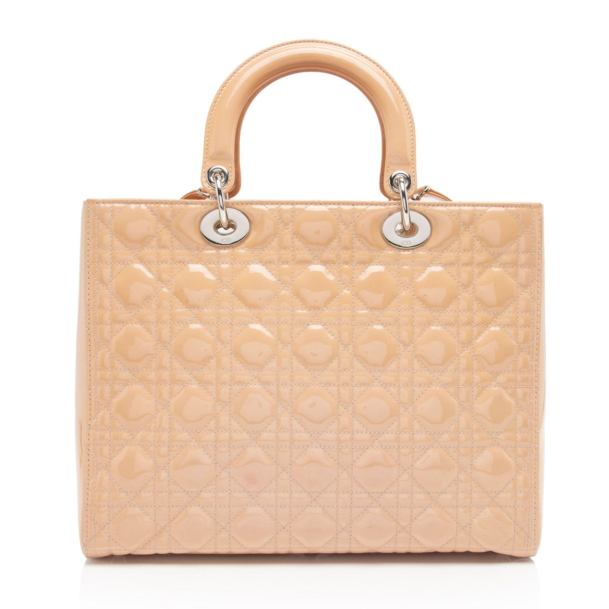 Dior Patent Leather Dior Large Tote (SHF-2qzbI4) Rovelle Bags