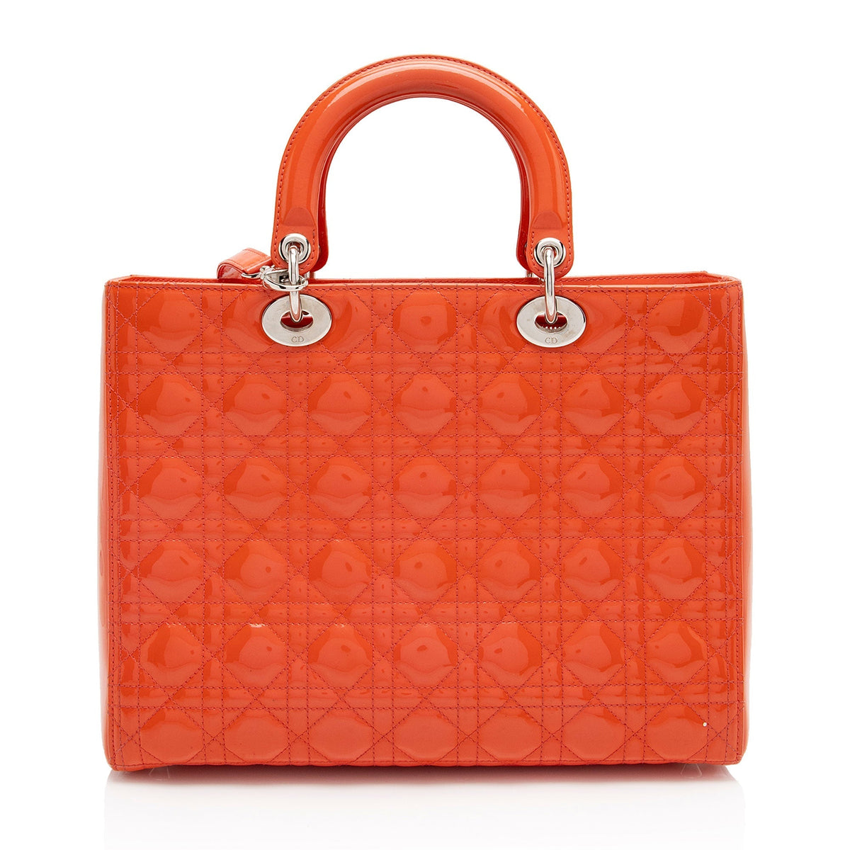 Dior Patent Leather Dior Large Tote (SHF-w6Nhh6) Rovelle Bags