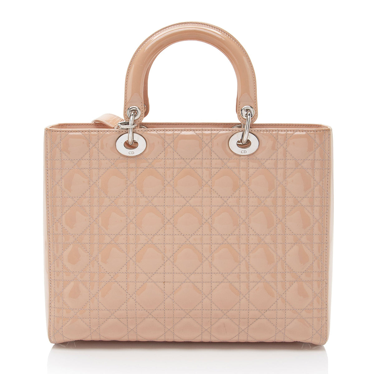 Dior Patent Leather Dior Large Tote (SHF-oF5d9t) Rovelle Bags