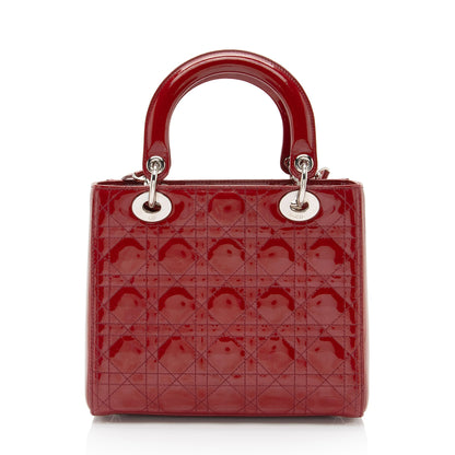 Dior Patent Leather Dior Medium Tote (SHF-KM7Orb) Rovelle Bags