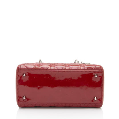 Dior Patent Leather Dior Medium Tote (SHF-KM7Orb) Rovelle Bags