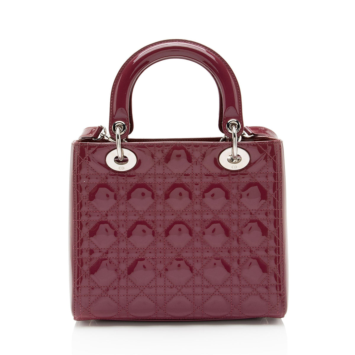 Dior Patent Leather Dior Medium Tote (SHF-Tr4vgf) Rovelle Bags