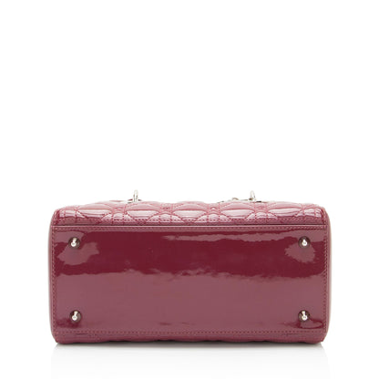 Dior Patent Leather Dior Medium Tote (SHF-Tr4vgf) Rovelle Bags