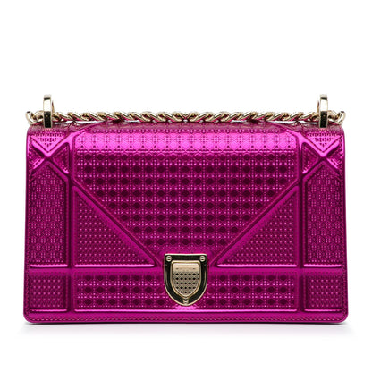 Dior Patent Microcannage Diorama Crossbody Bag (SHG-D2JEVN) Rovelle Bags