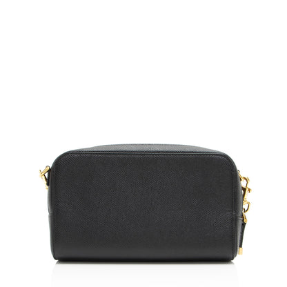 Dior Pebbled Leather Caro Double Pouch Crossbody Rovelle Bags