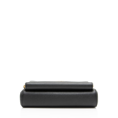 Dior Pebbled Leather Caro Double Pouch Crossbody Rovelle Bags
