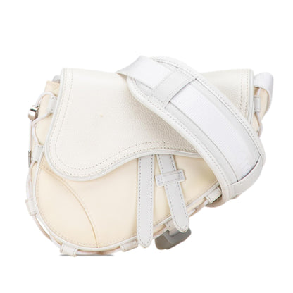 Dior Sacai Technical Fabric and Leather Saddle Bag (SHG-CkqzIJ) Rovelle Bags