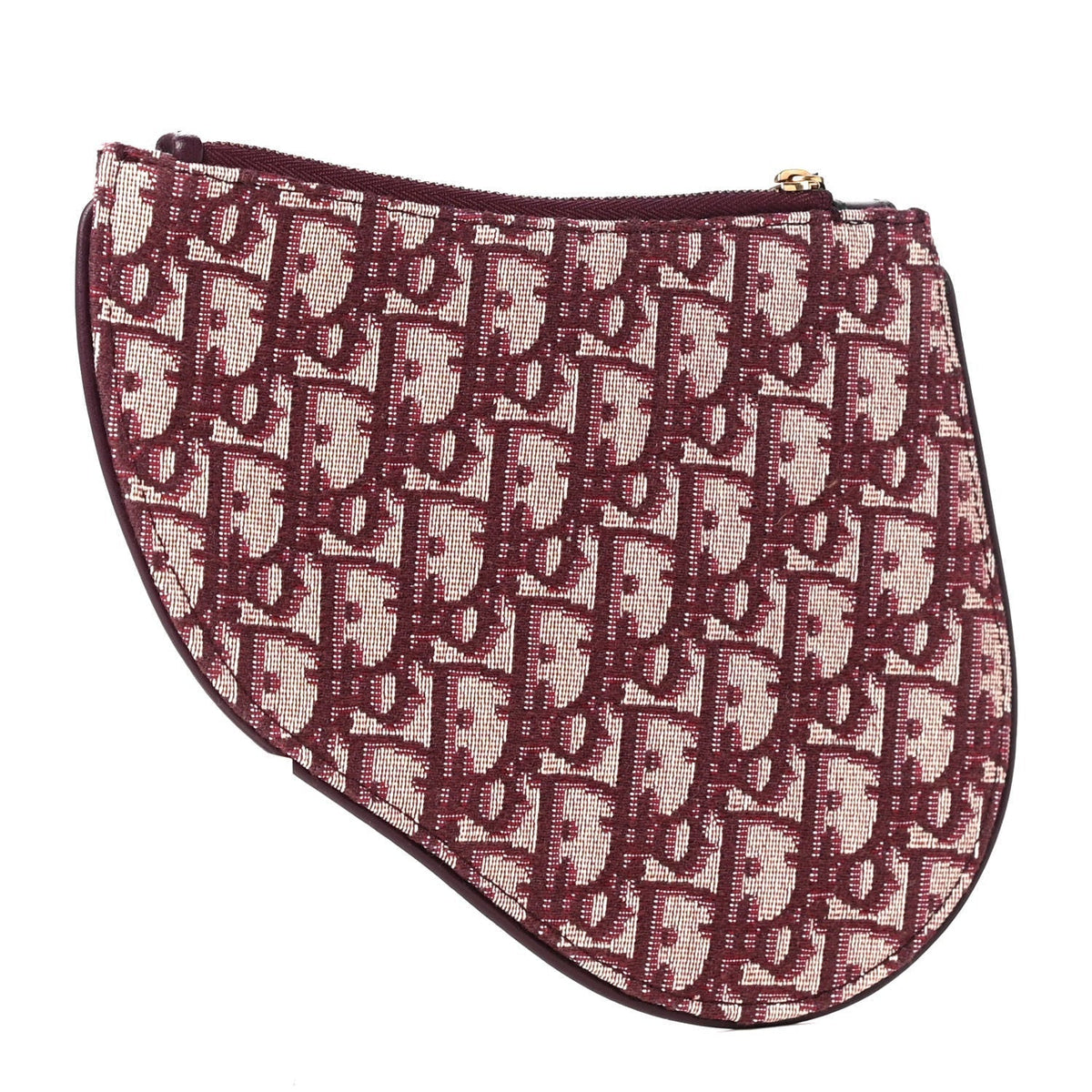 Dior Oblique Saddle Pouch Clutch- Bordeaux Rovelle Bags