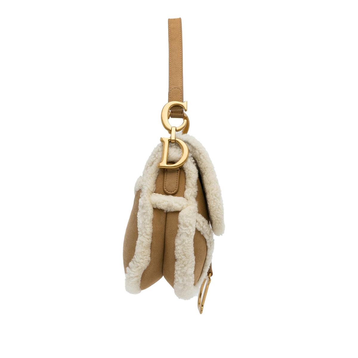 Dior Shearling Saddle Bag (SHG-BhW2DC) Rovelle Bags