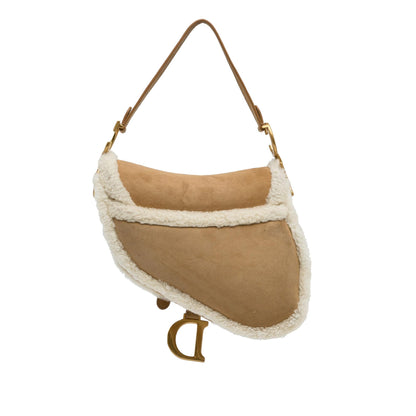 Dior Shearling Saddle Bag (SHG-BhW2DC) Rovelle Bags