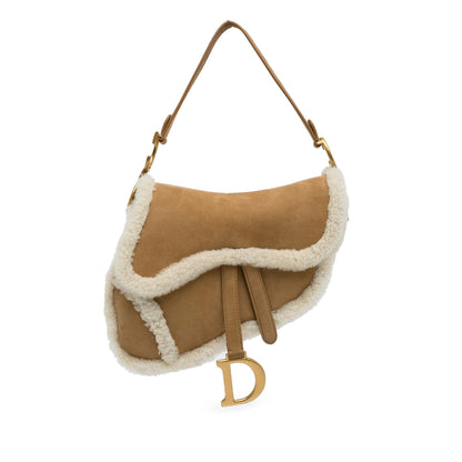 Dior Shearling Saddle Bag (SHG-BhW2DC) Rovelle Bags